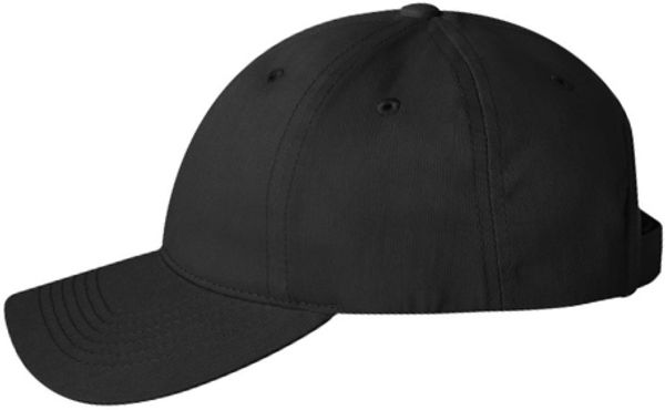 An image of a Custom Sportsman Adult Cotton Twill Cap in Black!