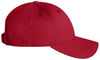 An image of a Custom Sportsman Adult Cotton Twill Cap in Red!