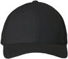 An image of a Custom Sportsman Heavy Brushed Twill Structured Cap in Black!