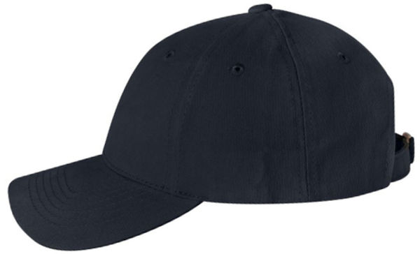 An image of a Custom Sportsman Heavy Brushed Twill Structured Cap in Navy!