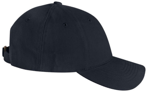 An image of a Custom Sportsman Heavy Brushed Twill Structured Cap in Navy!