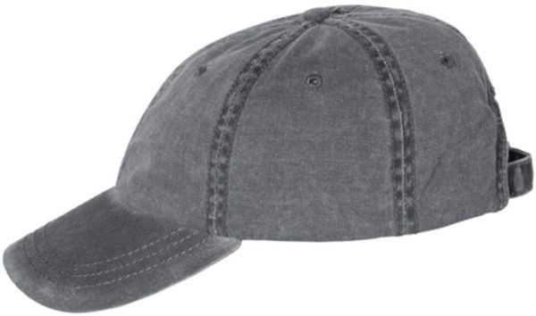 An image of a Custom Sportsman Pigment Dyed Cap in Black!