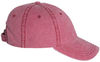 An image of a Custom Sportsman Pigment Dyed Cap in Cardinal!