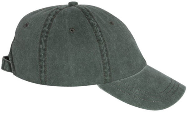 An image of a Custom Sportsman Pigment Dyed Cap in Forest!