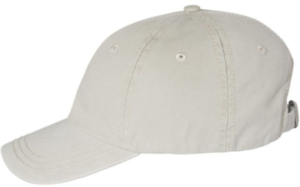 An image of a Custom Sportsman Pigment Dyed Cap in Stone!