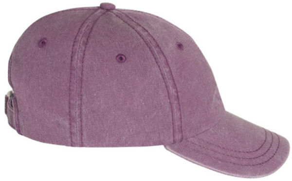 An image of a Custom Sportsman Pigment Dyed Cap in Wine!