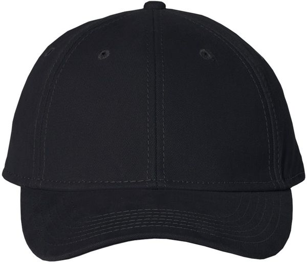 An image of a Custom Sportsman Structured Cap in Black!