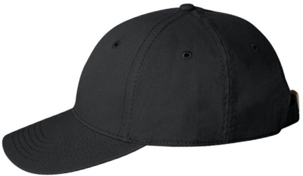 An image of a Custom Sportsman Structured Cap in Black!