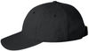 An image of a Custom Sportsman Structured Cap in Black!