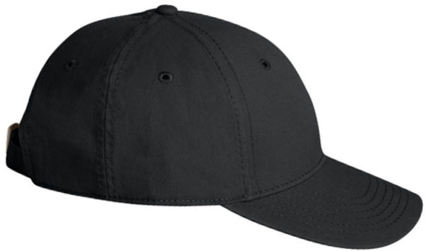 An image of a Custom Sportsman Structured Cap in Black!