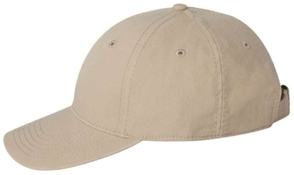 An image of a Custom Sportsman Structured Cap in Khaki!