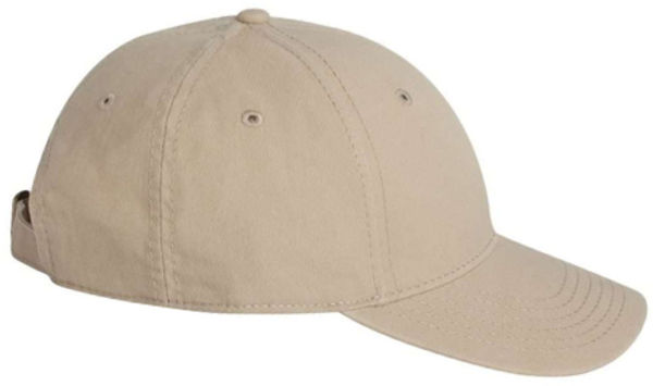 An image of a Custom Sportsman Structured Cap in Khaki!
