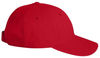 An image of a Custom Sportsman Structured Cap in Red!