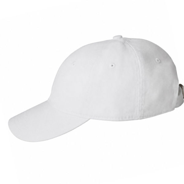 An image of a Custom Sportsman Structured Cap in White!