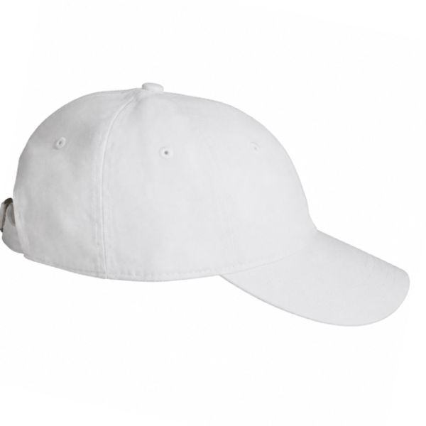 An image of a Custom Sportsman Structured Cap in White!