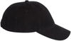 An image of a Custom Sportsman Unstructured Cap in Black!
