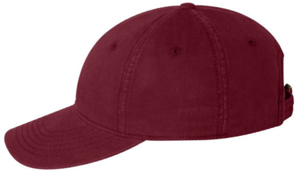 An image of a Custom Sportsman Unstructured Cap in Cardinal!