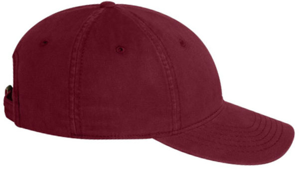 An image of a Custom Sportsman Unstructured Cap in Cardinal!