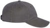 An image of a Custom Sportsman Unstructured Cap in Charcoal!