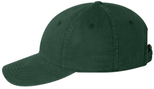 An image of a Custom Sportsman Unstructured Cap in Dark Green!
