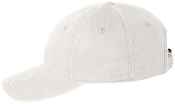 An image of a Custom Sportsman Unstructured Cap in White!