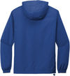 Am image of a Custom SportTek Packable Anorak in True Royal!