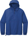 Am image of a Custom SportTek Packable Anorak in True Royal!