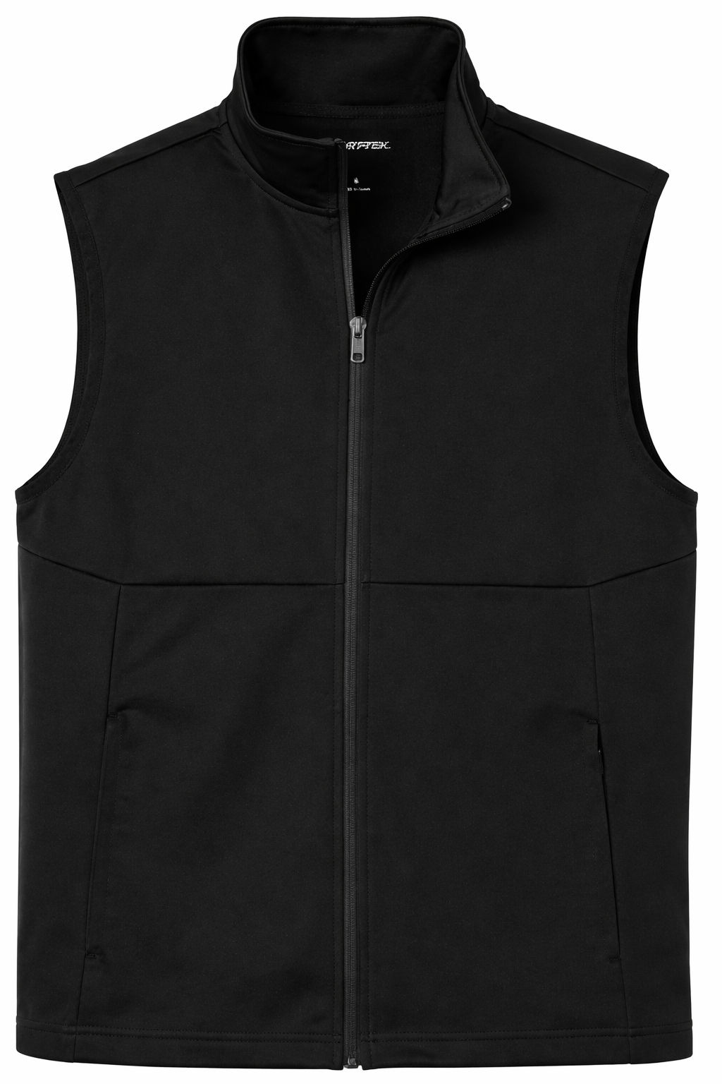 SportTek Soft Shell Vest in Deep Black