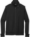 An image of a Custom SportTek Tricot Track Jacket in Black/White!