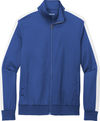 An image of a Custom SportTek Tricot Track Jacket in True Royal/Whtie!