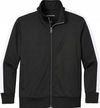 An image of a Custom SportTek Youth Tricot Track Jacket in Black/White!