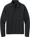 An image of a Custom Sport Tek Phenom Quarter Zip in Black!