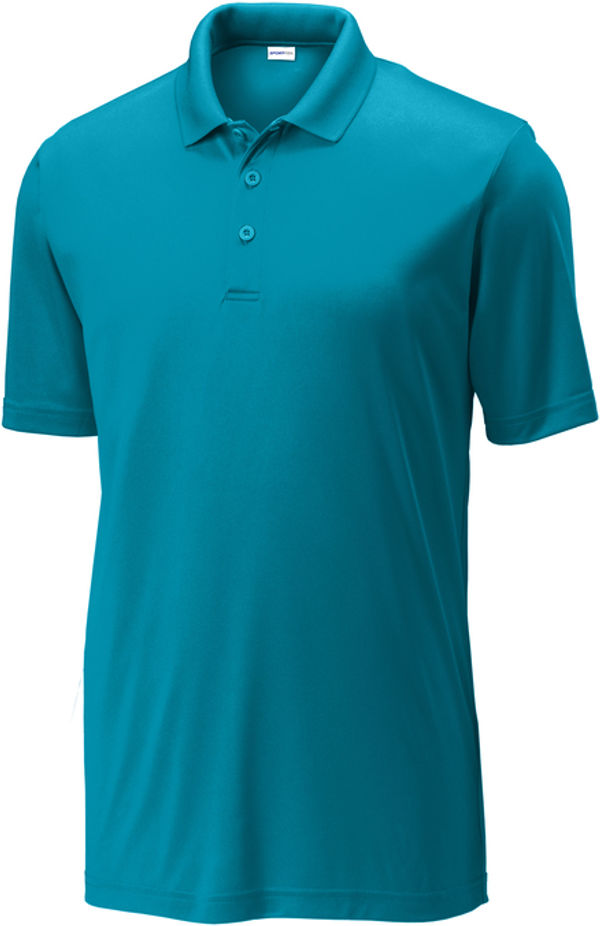 An image of a Custom Sport Tek PosiCharge Competitor Polo in Atomic Blue!