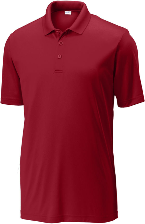 An image of a Custom Sport Tek PosiCharge Competitor Polo in Deep Red!