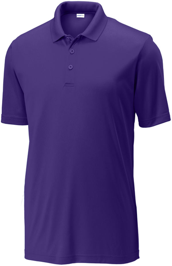 An image of a Custom Sport Tek PosiCharge Competitor Polo in Purple!