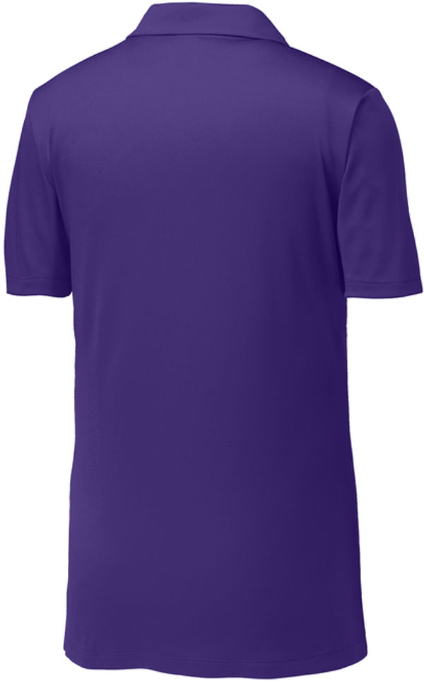 An image of a Custom Sport Tek PosiCharge Competitor Polo in Purple!