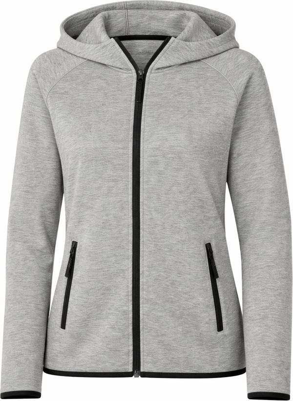 An image of a Custom Sport Tek Womens Phenom Full Zip Hoodie in Athletic Heather!