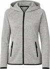 An image of a Custom Sport Tek Womens Phenom Full Zip Hoodie in Athletic Heather!