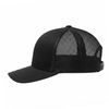 An image of a Custom Sport Tek YP Classics Retro Trucker Cap in Black/Black!