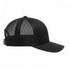An image of a Custom Sport Tek YP Classics Retro Trucker Cap in Black/Black!