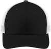 An image of a Custom Sport Tek YP Classics Retro Trucker Cap in Black/White!