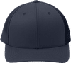 An image of a Custom Sport Tek YP Classics Retro Trucker Cap in True Navy/True Navy!