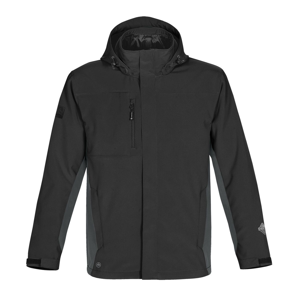 Stormtech Mens Atmosphere 3 in 1 System Jacket in BLACK / GRANITE