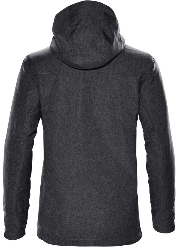 Am image of a Custom Stormtech Men's Avalante System Jacket in Charcoal Twill!