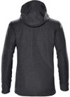 Am image of a Custom Stormtech Men's Avalante System Jacket in Charcoal Twill!