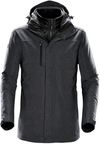 Am image of a Custom Stormtech Men's Avalante System Jacket in Charcoal Twill!
