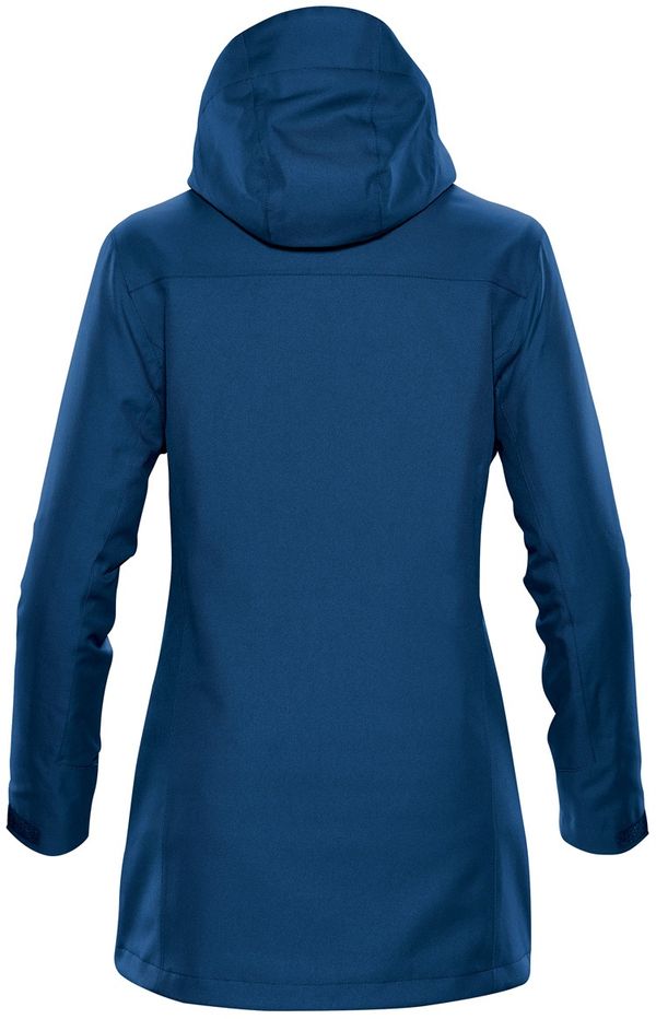 Am image of a Custom Stormtech Women's Avalante System Jacket in Marine Blue!