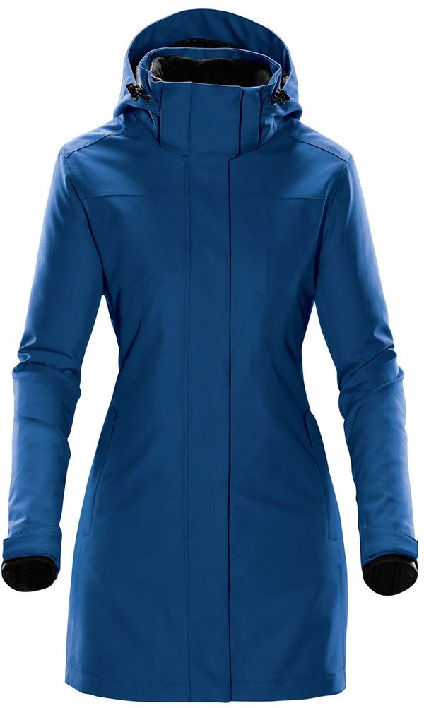 Am image of a Custom Stormtech Women's Avalante System Jacket in Marine Blue!