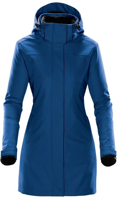 Am image of a Custom Stormtech Women's Avalante System Jacket in Marine Blue!