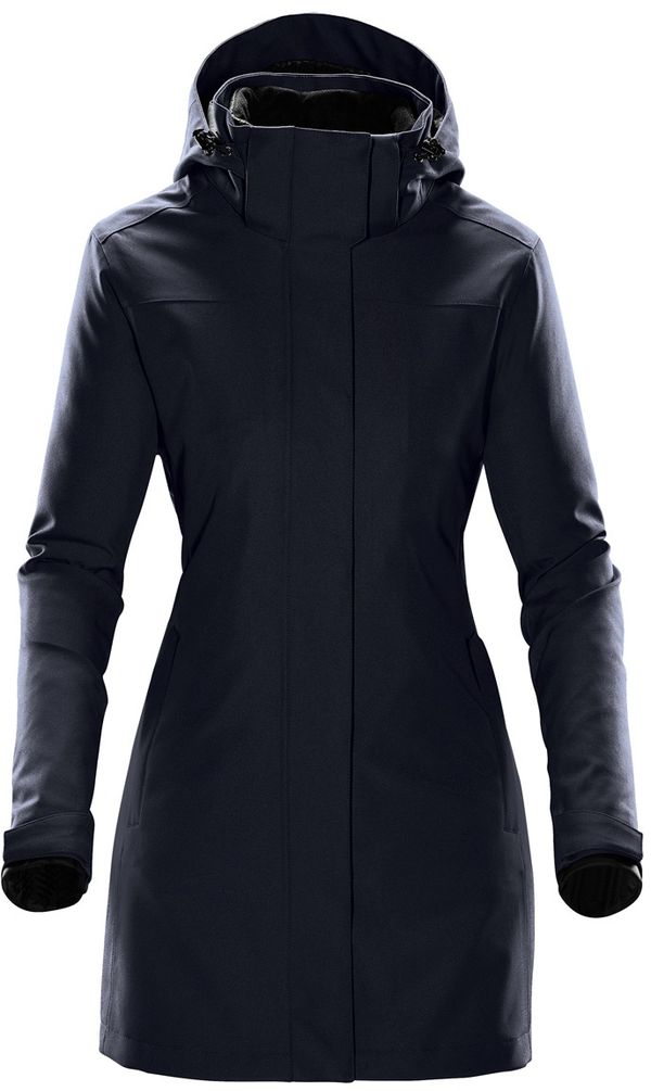 An image of a Custom Stormtech Women's Avalante System Jacket in Navy Twill!